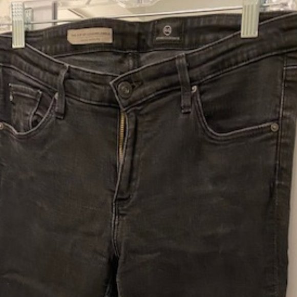 Distressed black zip-up Legging Ankle - Picture 1 of 4